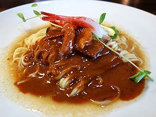 かみあり製麺＠出雲 ★★☆ （甘えび和え麺＋追い飯・限定）_f0080612_19374534.jpg