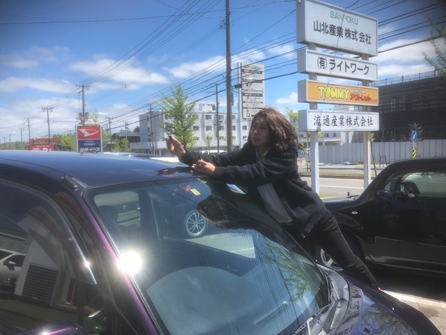 5月27日(日)✿しまぶろぐ(*ˊᵕˋ*)੭ ੈAZワゴン W様&ムーヴ K様納車(∩ˊ꒳ˋ∩)・*H様 ゴルフご成約(*´°`*)_b0127002_16212823.jpg