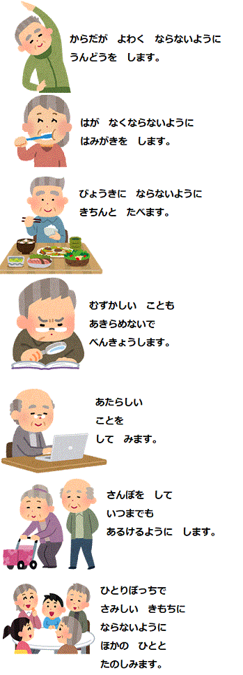 自立支援 やさしい日本語とイラストでわかる介護のしごと 看護師が やさしい日本語 を学ぶブログ