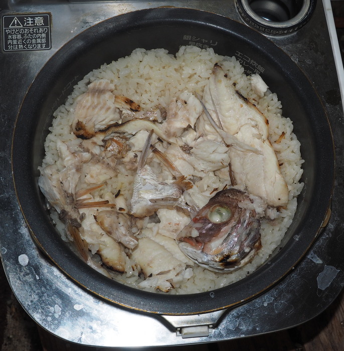 チダイの湯引きと鯛飯_c0116915_01141617.jpg