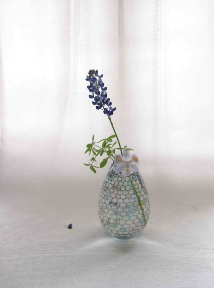 雫展出品作品 吉村桂子さんの雫型花器2_b0353974_13055928.jpg