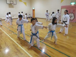 水曜空手 新発寒道場 4才の女子空手家_c0118332_22451491.jpg