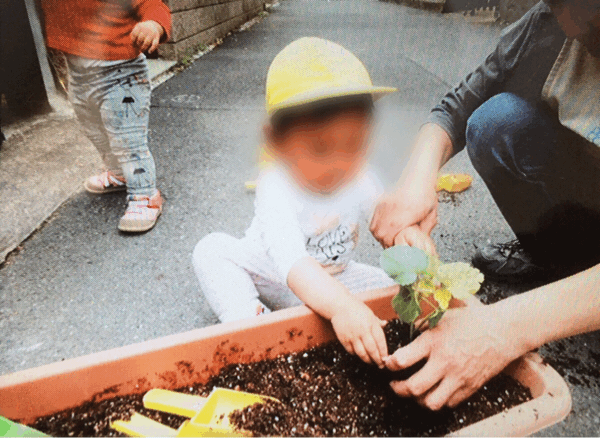 野菜の収穫など。保育の様子♪ ホールクラス_c0293682_21221411.gif