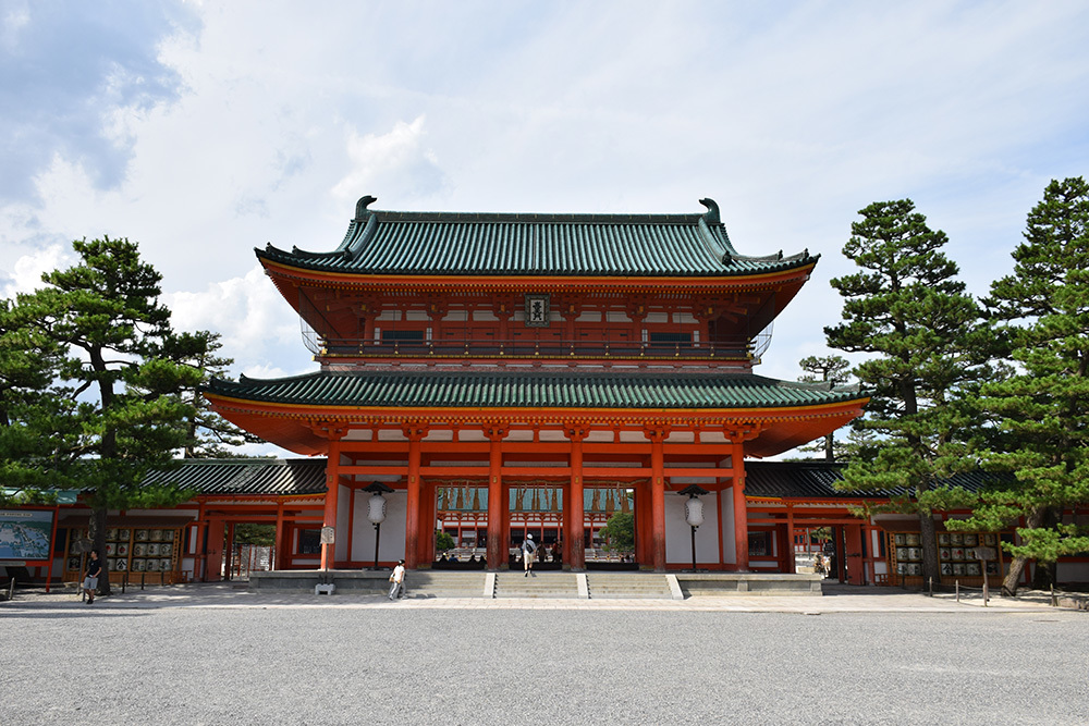 幕末京都逍遥 その80 平安神宮 坂の上のサインボード 幕末京都逍遥 その80 平安神宮 坂の上のサインボード