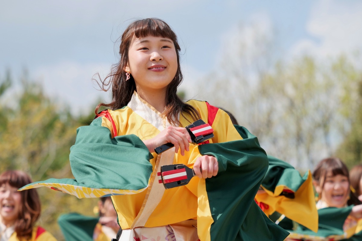 ２０１８川棚菜の花よさこいその１３（山口県立大学奄美連合萩組その１）_a0009554_00234675.jpg