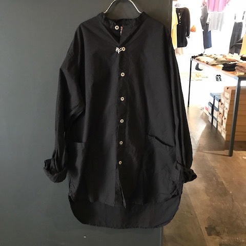 Yarmoのバンドカラーシャツ_d0364239_20261743.jpg