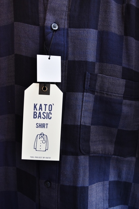夏本番向けて。。。Kato 格子柄・Wガーゼ CHECK SHIRTS!★!_d0152280_14354723.jpg