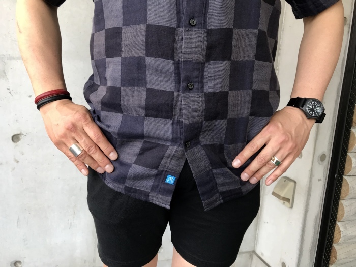 夏本番向けて。。。Kato 格子柄・Wガーゼ CHECK SHIRTS!★!_d0152280_14384491.jpeg