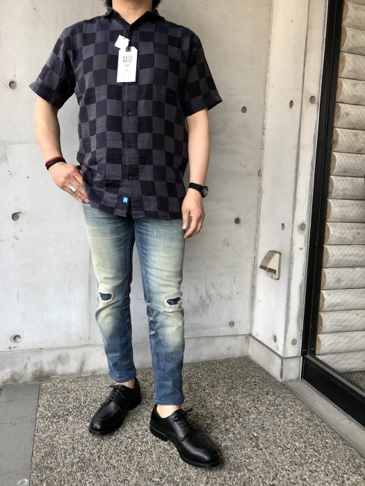 夏本番向けて。。。Kato 格子柄・Wガーゼ CHECK SHIRTS!★!_d0152280_14392840.jpeg