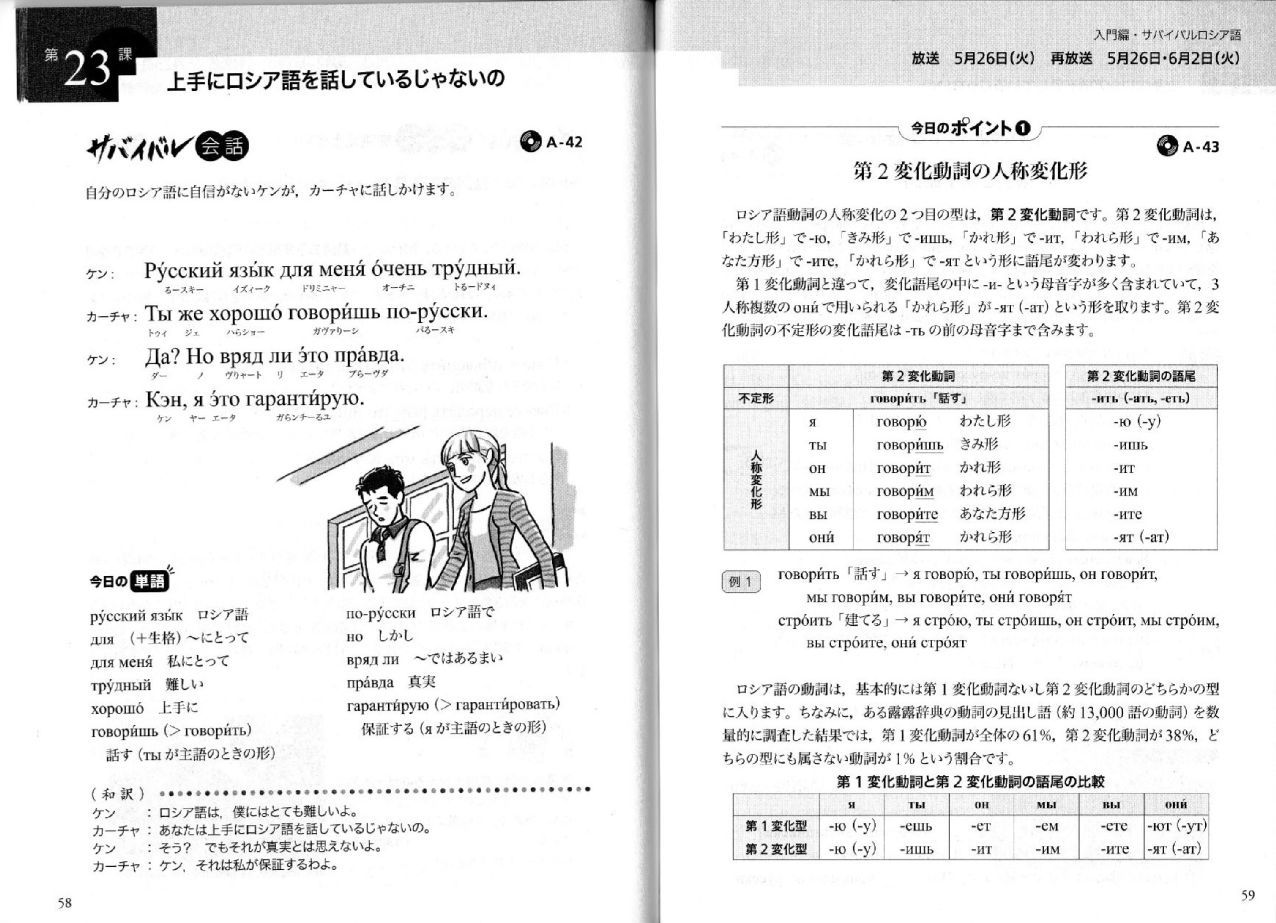 現行のまいにちロシア語入門編：残念だけど2か月で流し聞き中止(18年6月2日)_c0059093_15310955.jpg