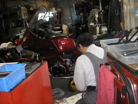 BMW R100RT OIL交換_e0218639_10195789.jpg