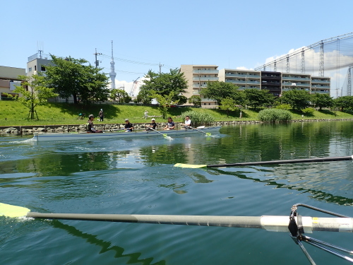 隅田ローイングクラブボート教室日（６月３日）_a0297040_23262487.jpg