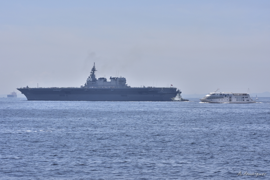 BELUGA ACE横浜港初入港＆自衛艦いずも出港_c0344572_23322869.jpg