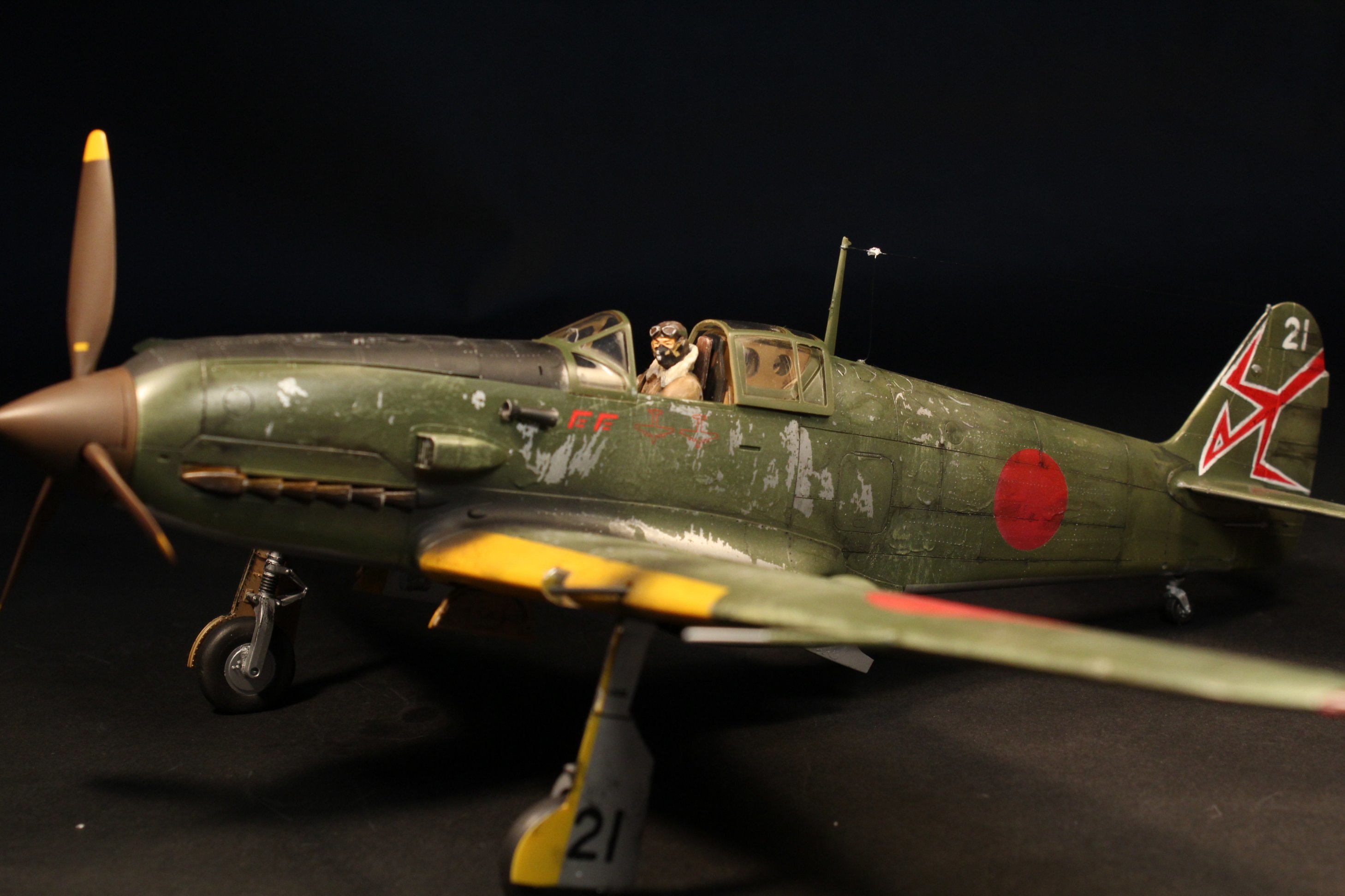ハセガワ製1/32 三式戦闘機 飛燕 完成です(^o^)/ : プラモデル日記