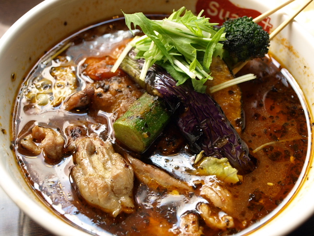 札幌 スープカレー すあげプラス その8 (道産せせりカレー ゆず胡椒風味)_d0153062_20573045.jpg