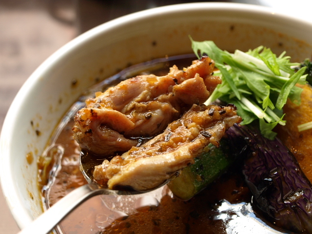 札幌 スープカレー すあげプラス その8 (道産せせりカレー ゆず胡椒風味)_d0153062_20584901.jpg