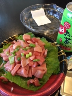 トロ丼、手巻きずし、善光寺の里みそ、じゃこ佃煮-今週の日本食_e0350971_00565827.jpg