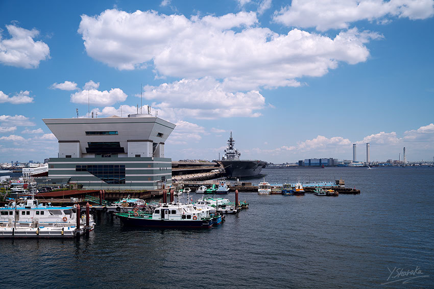 山下公園の景色と護衛艦いずも　No３_f0344614_21133407.jpg