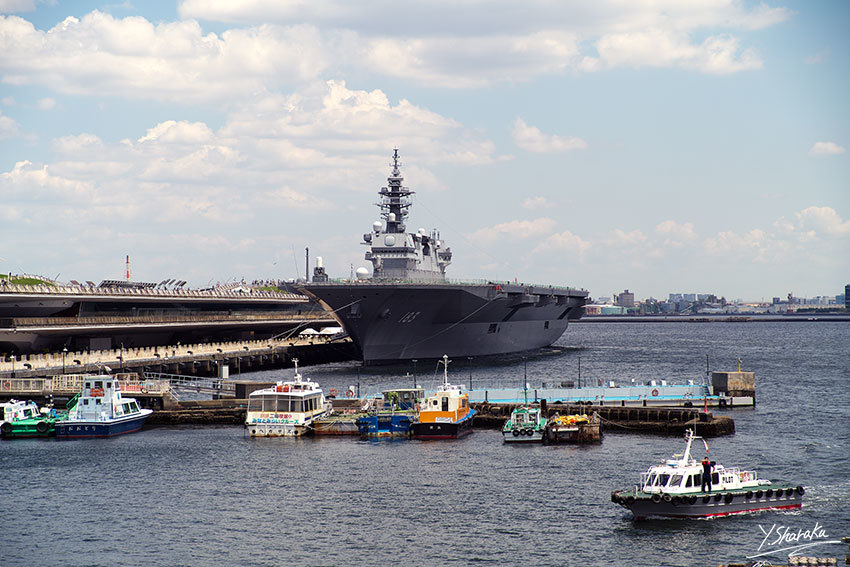 山下公園の景色と護衛艦いずも　No３_f0344614_21134975.jpg