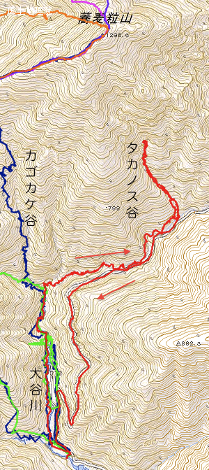 蕎麦粒山・大谷川沢ハイキング〜タカノス谷見学_c0359615_22010215.gif