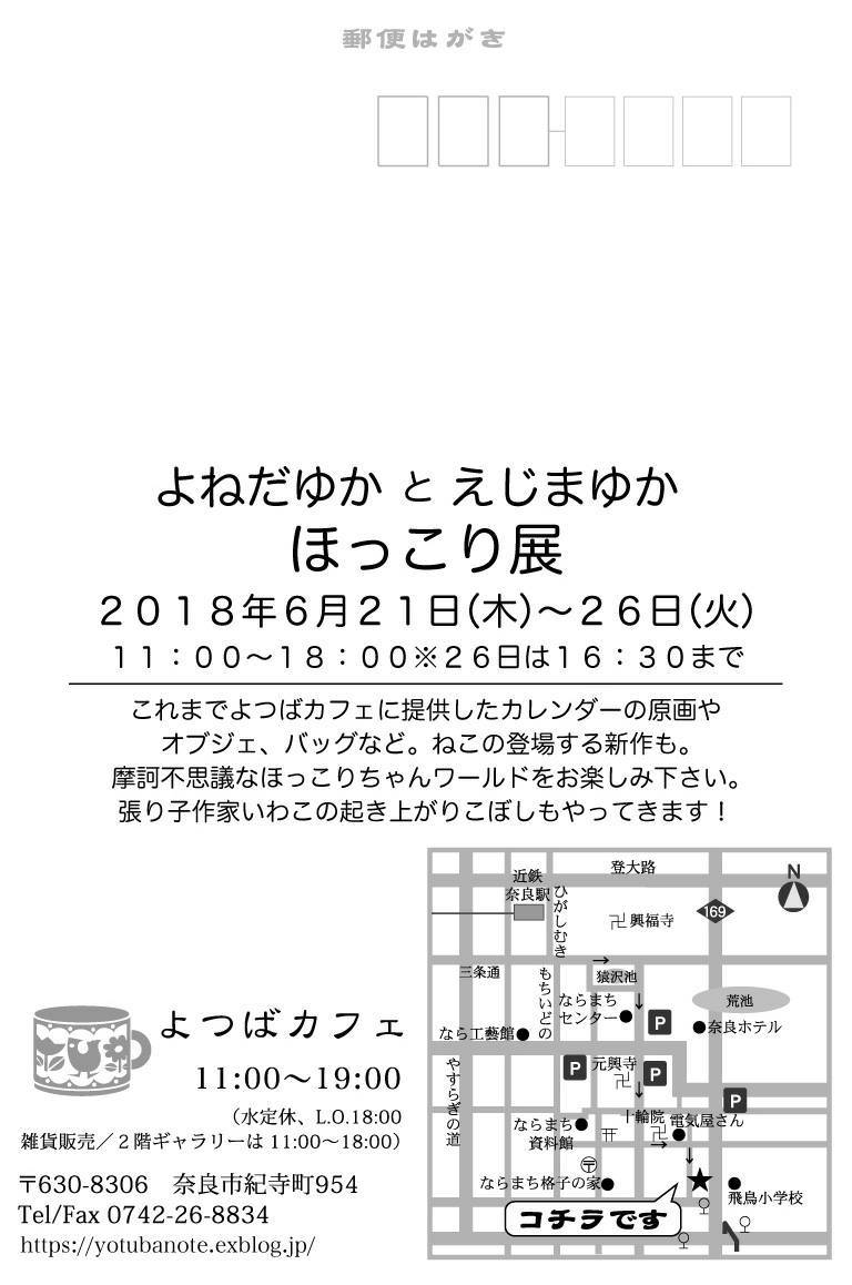  よねだゆかとえじまゆか「ほっこり展」【にゃらまち猫祭り】_a0116538_23294637.jpg