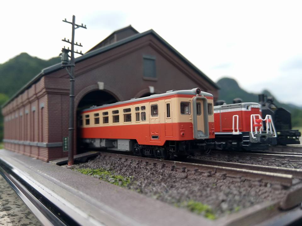 ✨HG仕上げ✨レンガ造り機関庫展示用✨ジオラマ✨３線仕様❗ 鉄道模型 ✨HG仕上げ✨レンガ造り機関庫展示用✨ジオラマ✨3線