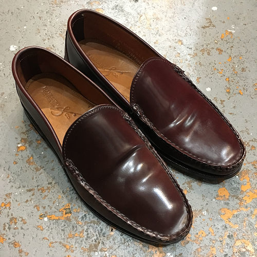 RANCOURT&CO ネイビーコードバン ローファー サイズ7 ランコート