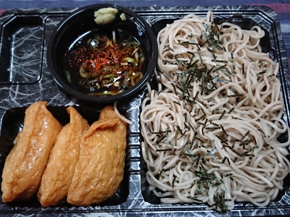 6/7 ざるそば定食¥399 &トーラク 生プリンクリーミーメロン¥145@ミニストップ_b0042308_12462260.jpg