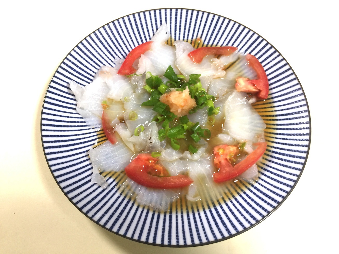 鱈の刺身 新 直哉の釣り魚料理 鱈の刺身 新 直哉の釣り魚料理