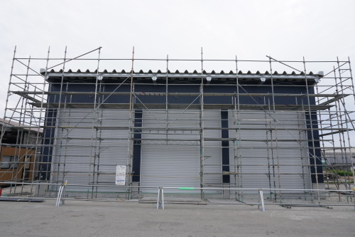 進捗状況「株式会社アータイ自動車車庫新築工事」_d0095305_16082440.jpg