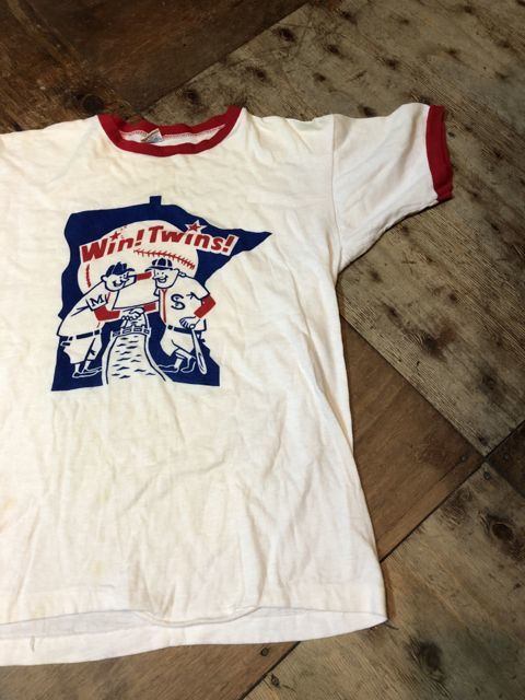 ６月９日（土）入荷！７０s　染込みプリント！　champion バータグ　リンガーTシャツ！_c0144020_13534840.jpg