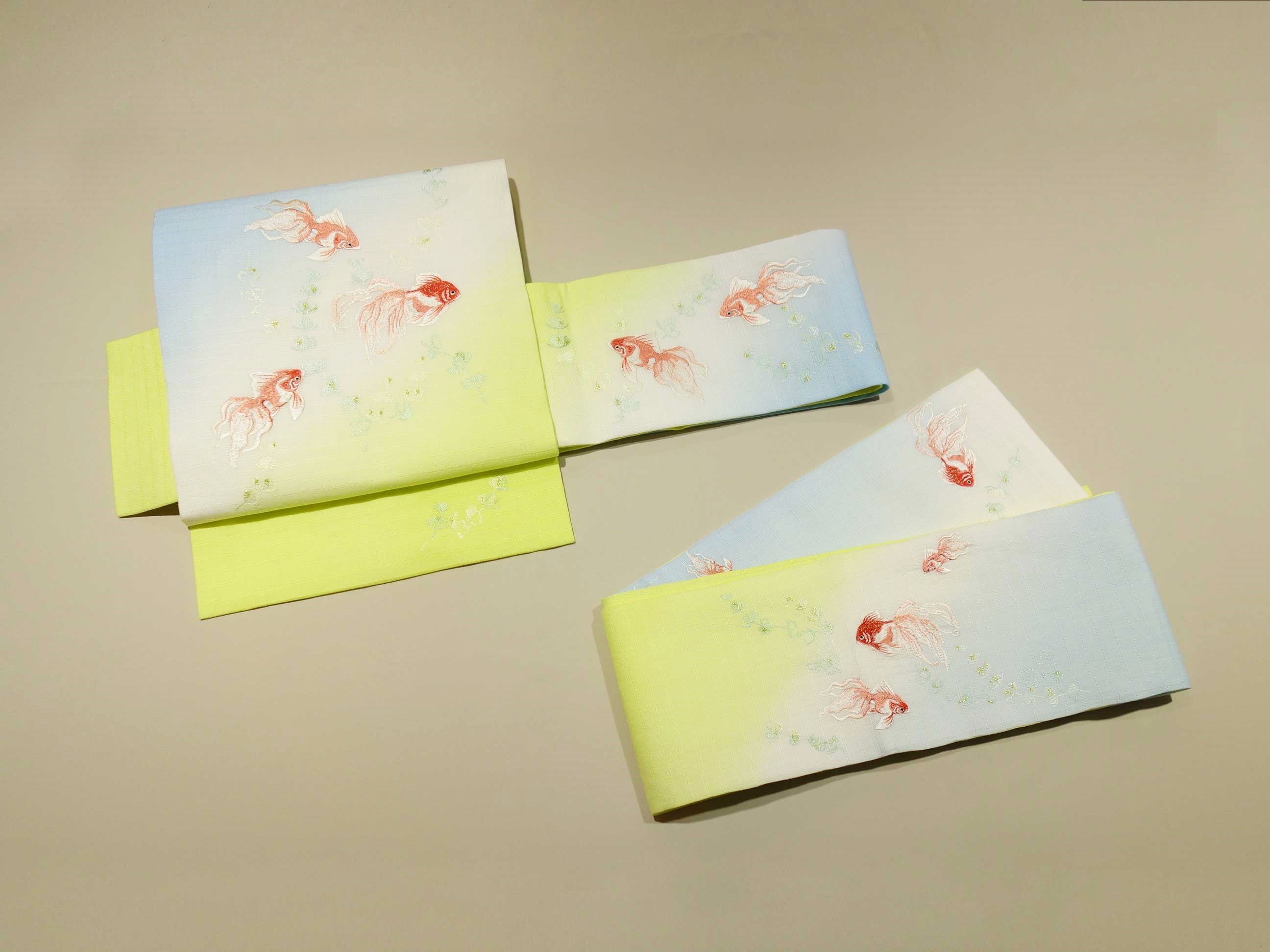 刺繍の麻帯入荷しています♪_e0167832_19511845.jpg