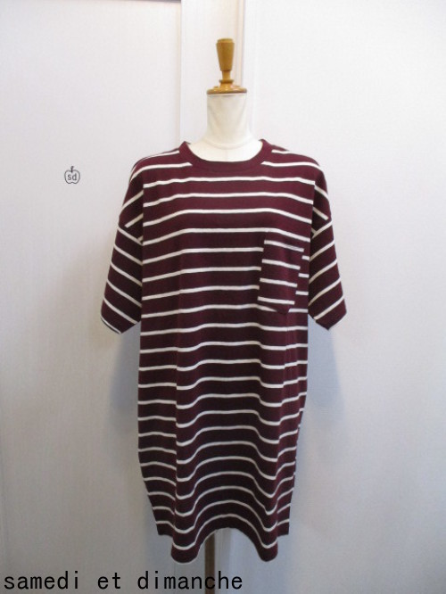 トゥデイフル TODAYFUL  Oversize Border Tee NO:11810632　★_e0076692_15010149.jpg