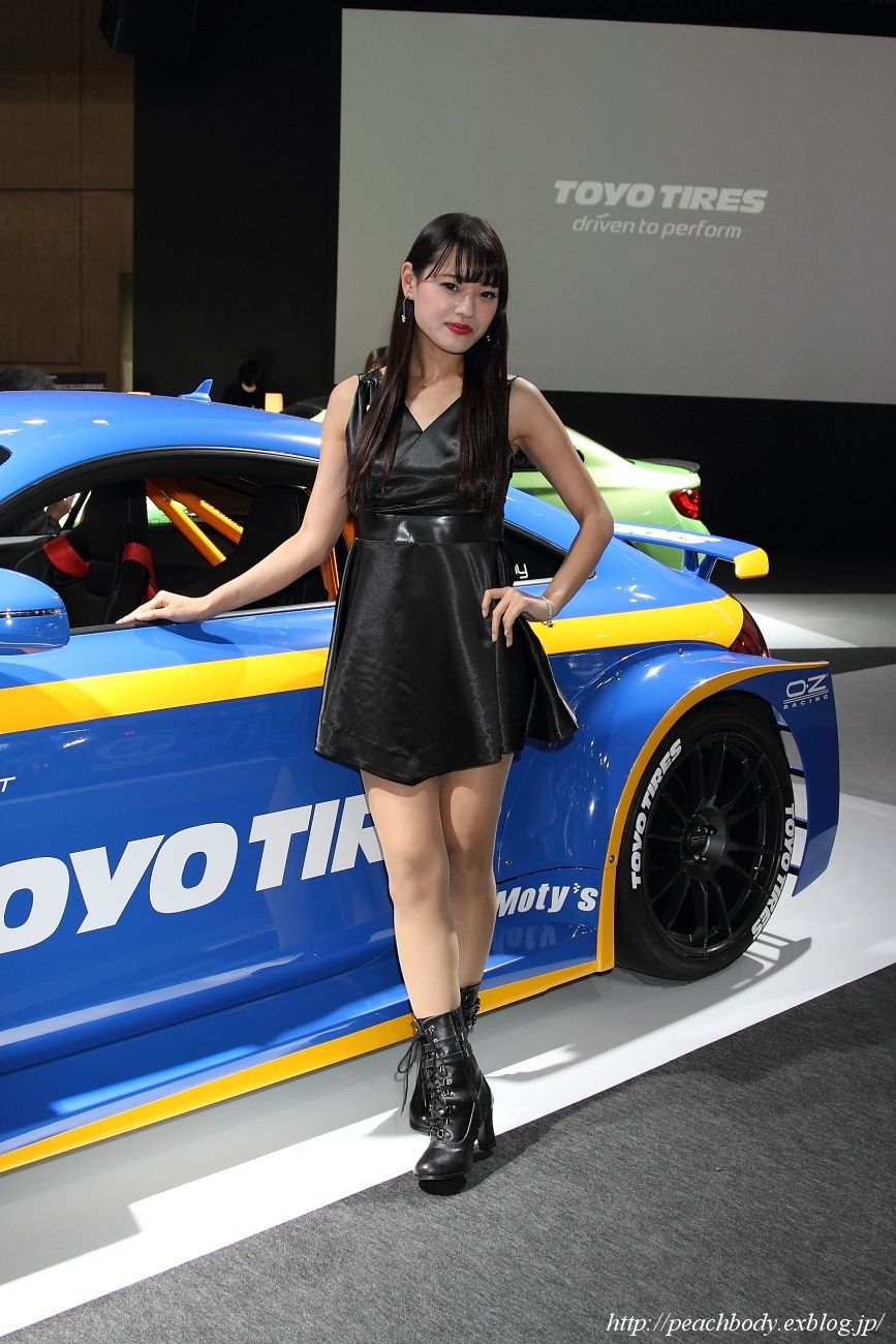 山崎さとみ さん Toyo Tires ブース Peach Body 山崎さとみ さん Toyo Tires ブース Peach Body