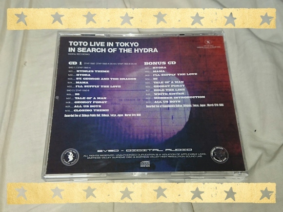 TOTO / TOTO LIVE IN TOKYO IN SEARCH OF THE HYDRA_b0042308_04222363.jpg