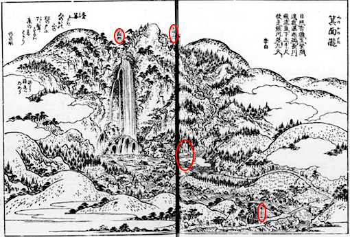 【真作】鳳山/高士観瀑図/滝図/人物図/掛軸/名家伝来/AD-161 真作】鳳山/高士観瀑図/滝図/人物図/掛軸/名家伝来/AD-161