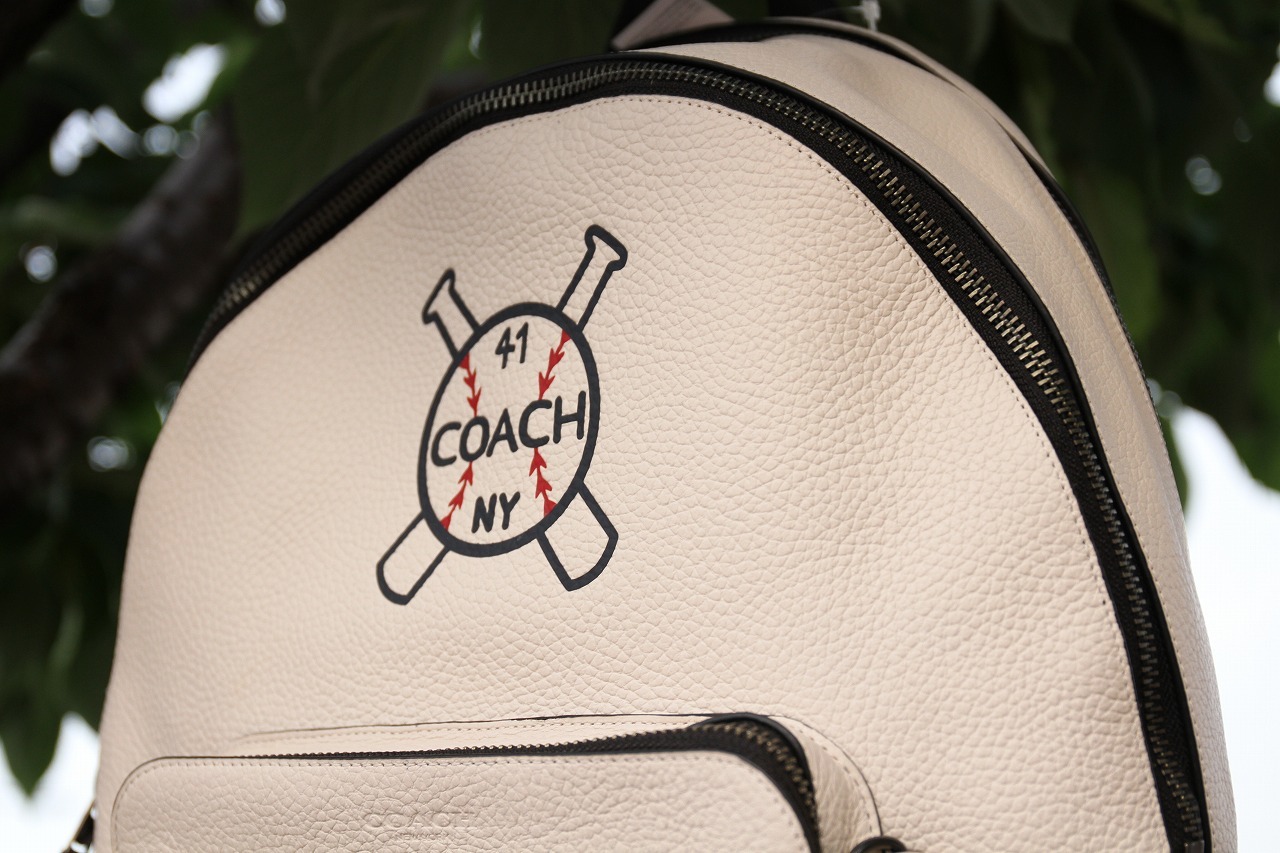 COACH/WEST Backpack With Baseball and Bats Motif : Import Select
