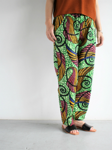 Kanga　AFRICAN BATIK DRAW STRING PANTS_b0139281_18424255.jpg