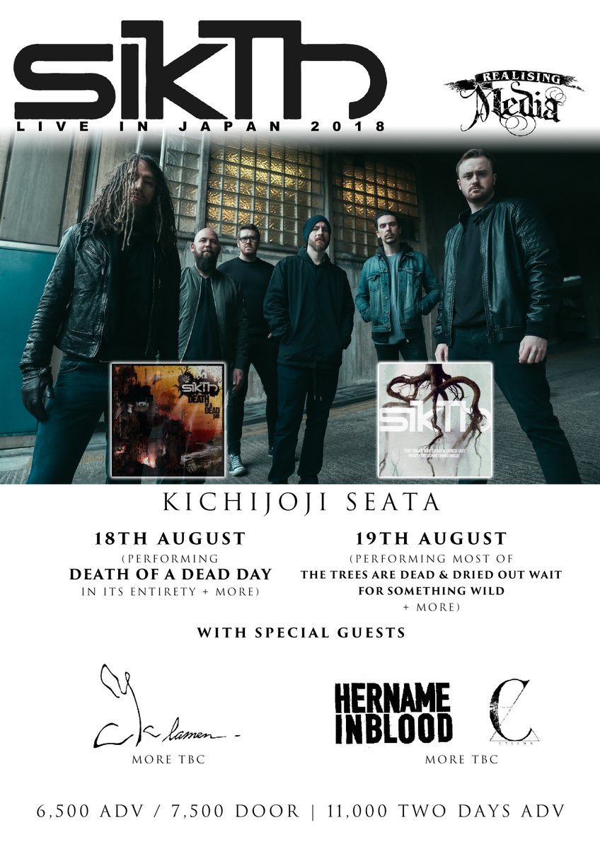 SikThの1st & 2ndアルバム完全再現来日公演が8月に決定_b0233987_21403609.jpg