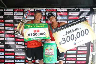 金栄堂サポート:ビーチバレーボールプレーヤー・長谷川徳海選手 Japan Beachvolleyball Tour 平塚大会優勝ご報告&インプレッション!_c0003493_09290982.jpg