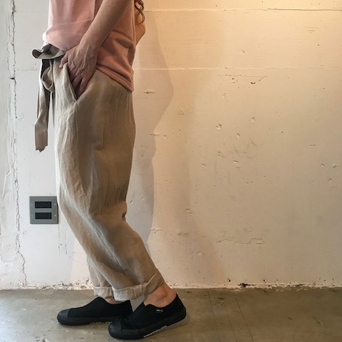 crew neck sweat ピンク と ブルー sans limite_d0364239_18194604.jpg