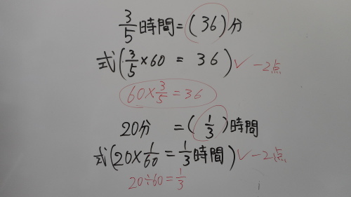 分数時間の変換 石原清貴の算数教育ブログ