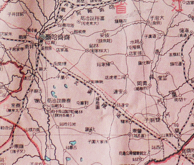 最新満洲国並支那本部地図 380万分の一 多色刷り 福岡日日新聞社 最新満洲国並支那本部地図 380万分の一 多色刷り 福岡日日新聞社