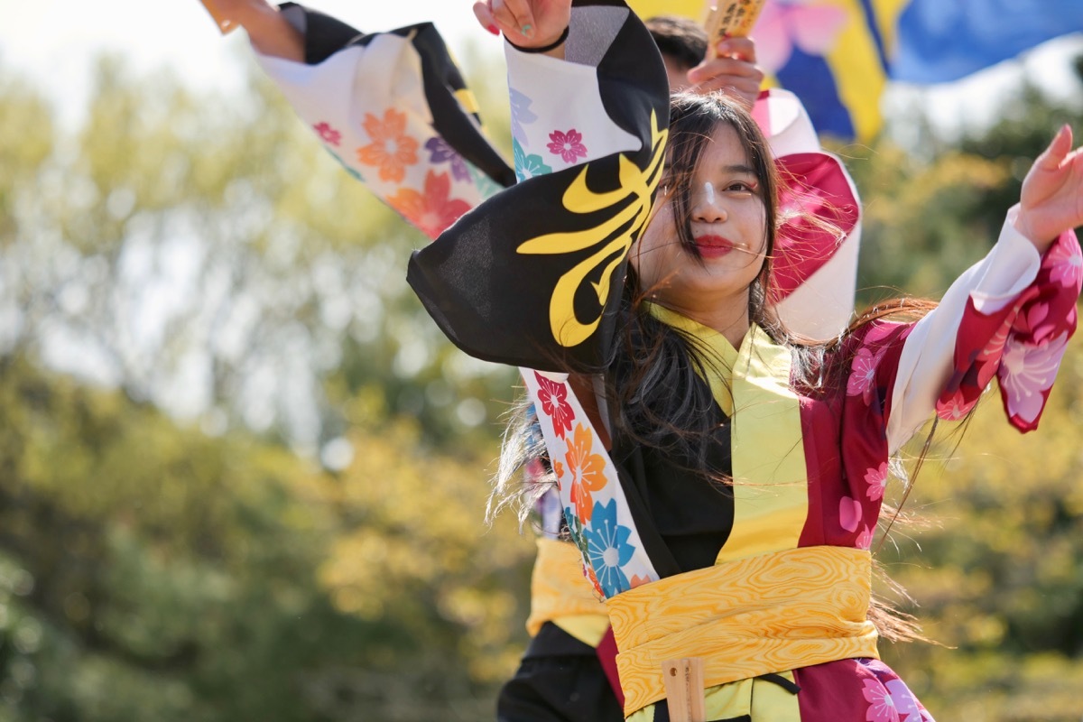 ２０１８川棚菜の花よさこいその５３（九州看護福祉大学飛翔隊その２）_a0009554_23112537.jpg