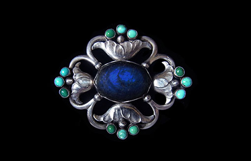 Sold- N. 1215 ジョージ・ジェンセン ブローチ♯173 〜1910年代