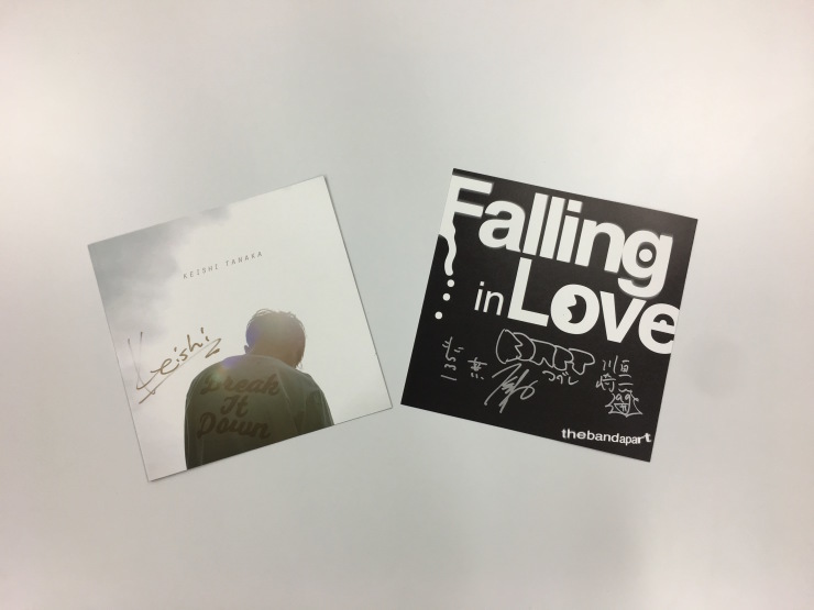 Keishi Tanaka x the band apart / Break It Down / Falling in Love /7inch(FLAKES-194) 2018.6.20_a0087389_13165483.jpg