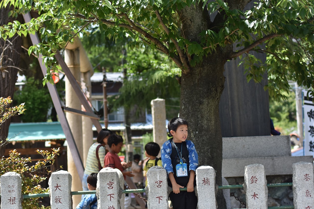 逸見祭礼　大神輿が来る前に_d0065116_20284114.jpg