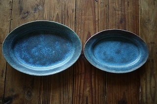 ②オーバルプレート(楕円皿)藤原純さんの器(うつわ)が入荷しました ...