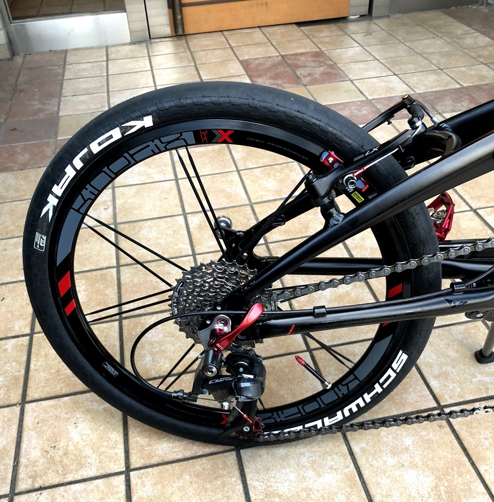 ホイール前後とタイヤ、チューブのみ】tern 406 ディスクブレーキ仕様