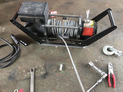 ウインチワイヤー交換 4wd Project ウインチワイヤー交換 4wd Project